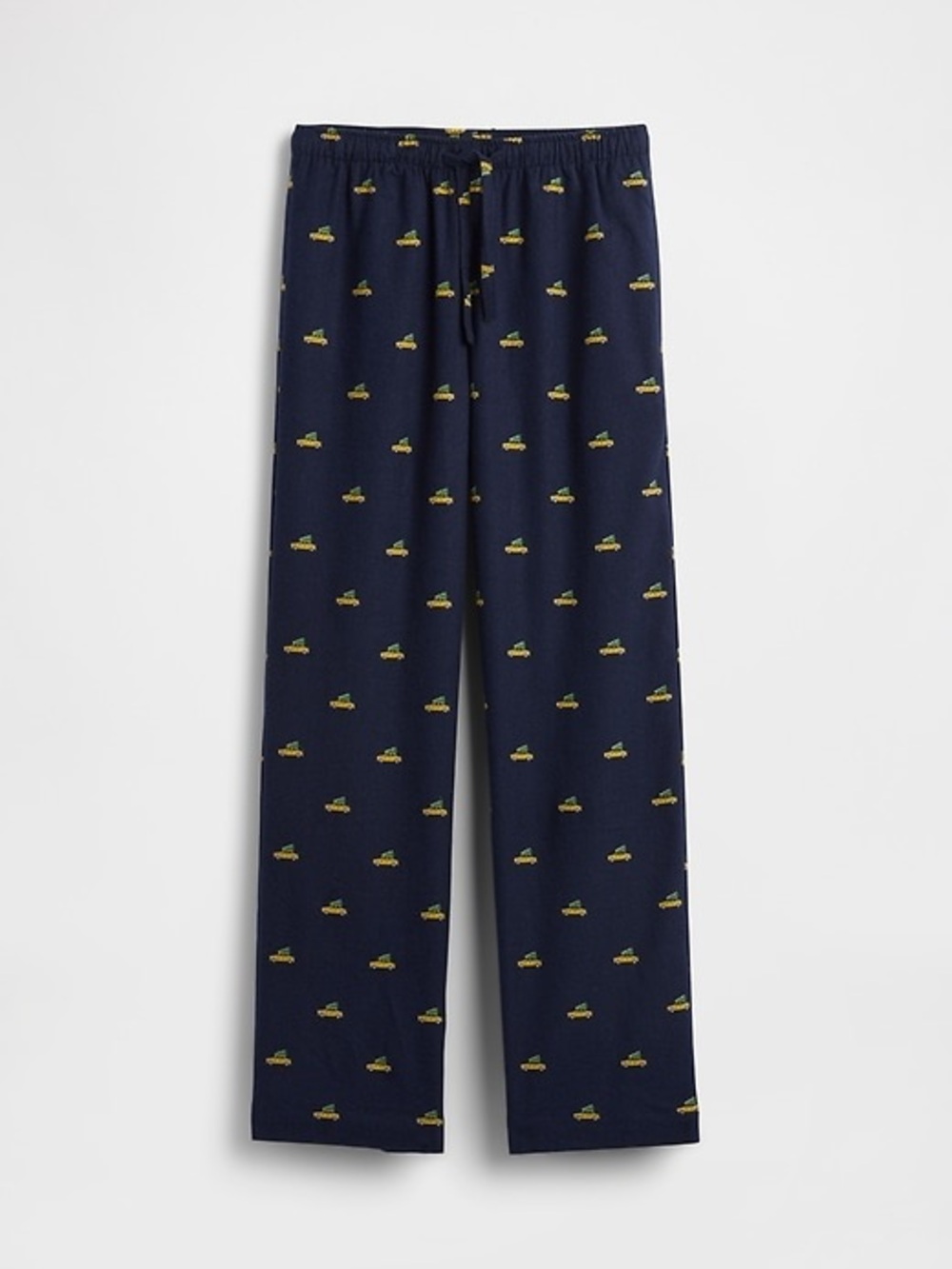 GAP Adult Softest Flannel PJ Pants, Size M | Taxi Cab UNISEX